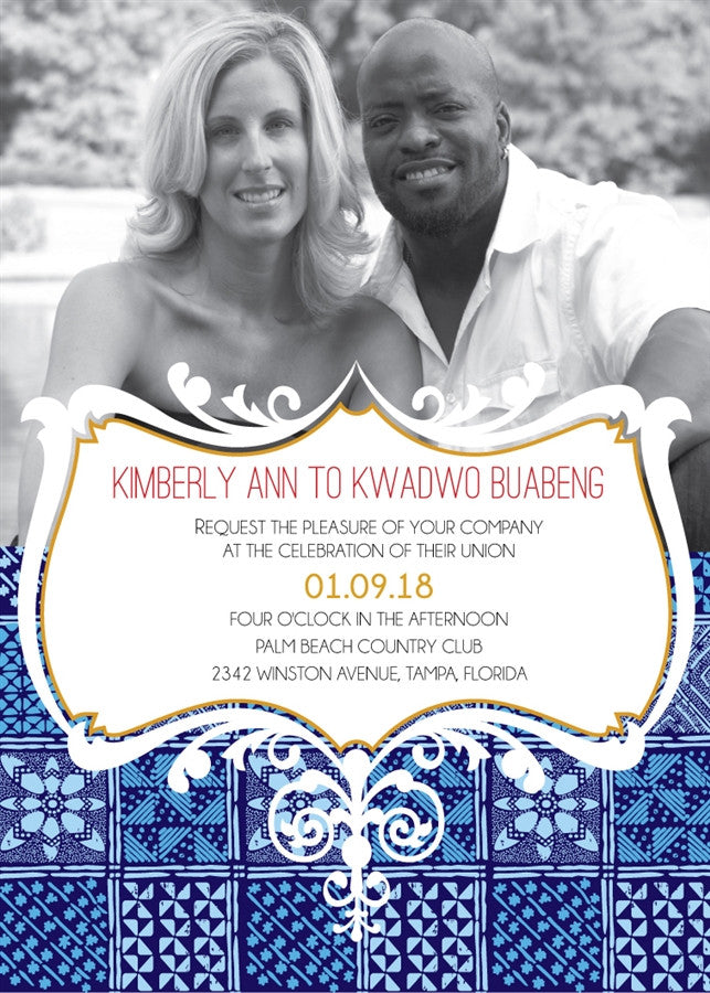 MORENIKE African Wedding Invitation