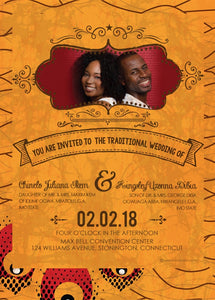 OBI DIA African Wedding Invitation