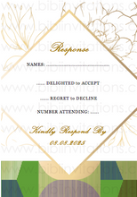 Load image into Gallery viewer, Ghana Kente Downloadable Template Wedding Invitation 