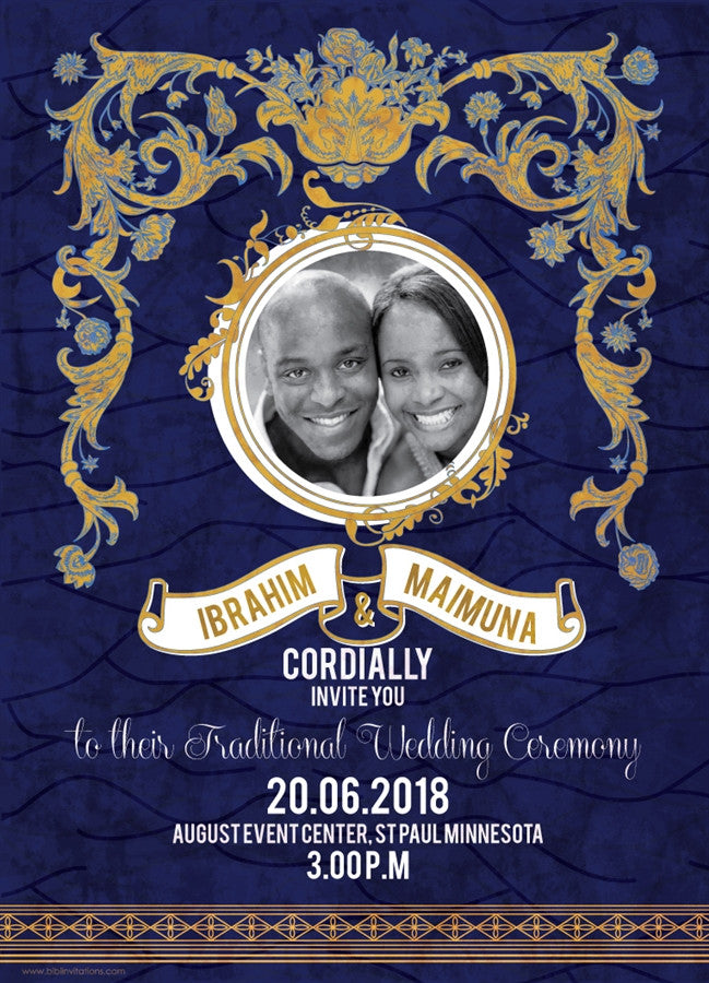SOTEY African Wedding Invitation
