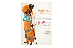 Imauwemi Nigerian Efik/Ibibio Traditional Wedding Invitation