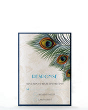 Load image into Gallery viewer, PEACOCK WEDDING INVITATION
