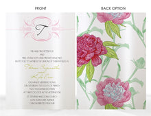 Load image into Gallery viewer, MODERN FLORAL WEDDING INVITATION OPTION 2