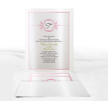 Load image into Gallery viewer, MODERN FLORAL WEDDING INVITATION