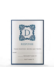 Load image into Gallery viewer, DAMASK WEDDING INVITATION