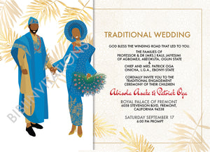 Irawo Mi- Yoruba Traditional Wedding Invitation