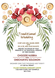 Obinwunyeya Igbo Traditional Wedding Invitation
