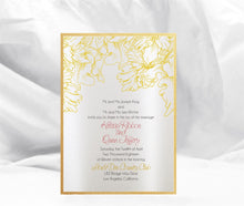 Load image into Gallery viewer, FLORAL WEDDING INVITATION OPTION 2