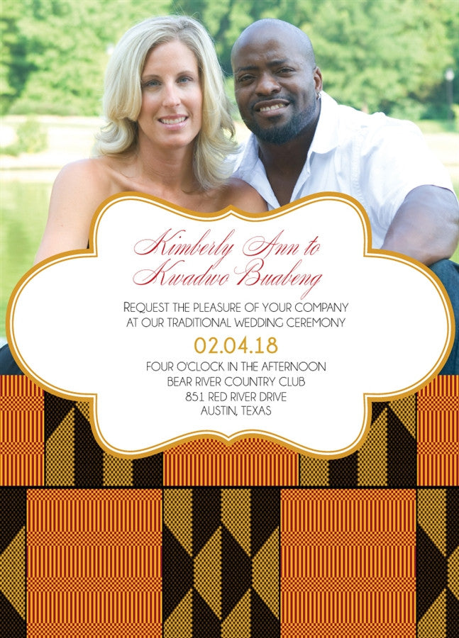 THEMA African Wedding Invitation
